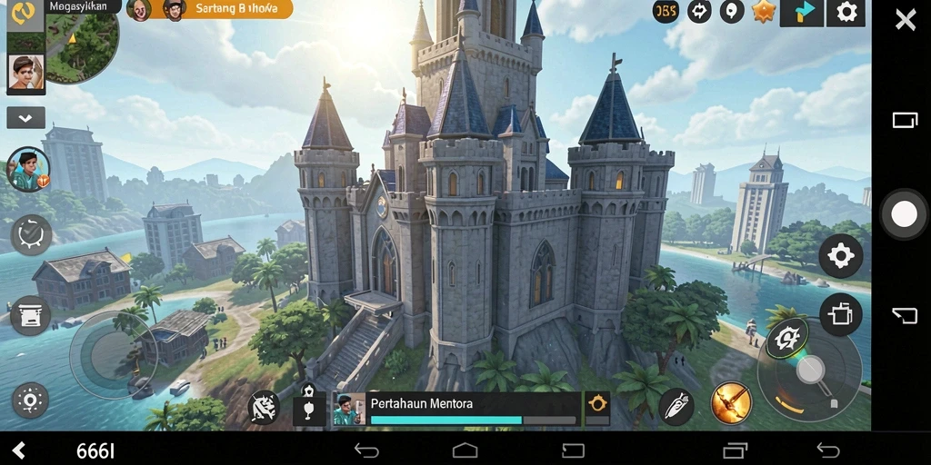 Gameplay <strong>666I</strong> yang menantang dan seru dalam menara pertahanan.