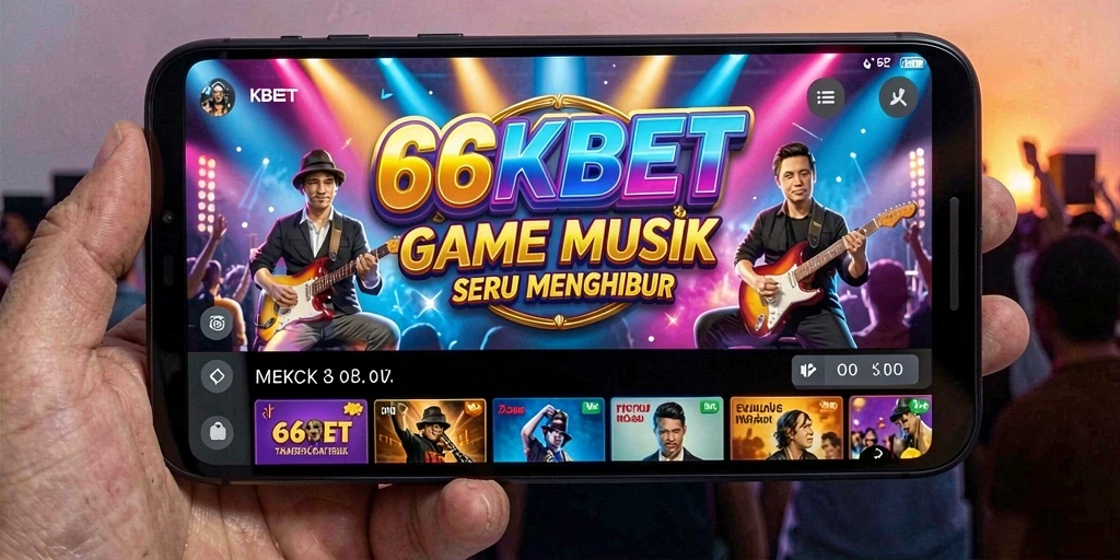 Tampilan gameplay 66KBET yang menarik dengan interaksi musik.