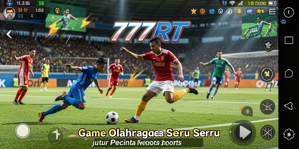 Tampilan menakjubkan dari gameplay olahraga dalam 777RT.