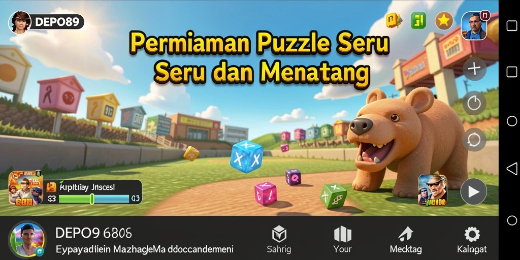 Gambaran gameplay seru di DEPO89 dengan potongan puzzle menarik.