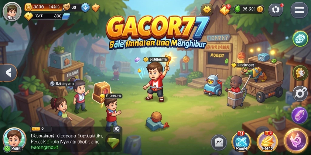 Tangkapan layar menunjukkan gameplay menarik dalam GACOR77.