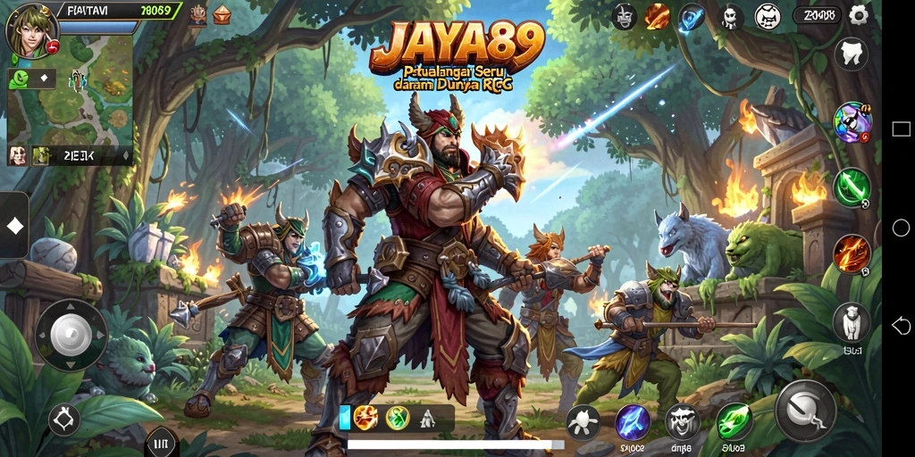 Tampilan gameplay JAYA89 dengan aksi petualangan RPG yang mendebarkan.