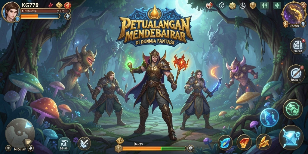 Gameplay seru di dunia petualangan yang penuh tantangan.