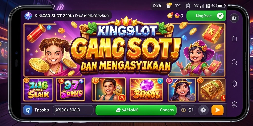 Tampilan menarik dari gameplay KINGSLOT dengan grafis slot yang menawan.