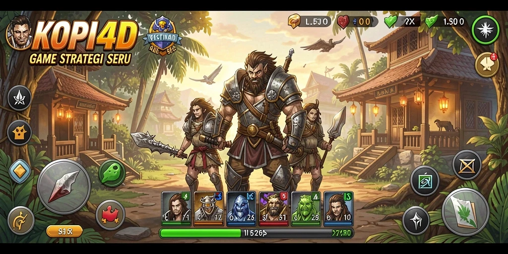 Tampilan gameplay KOPI4D yang menarik dan seru.