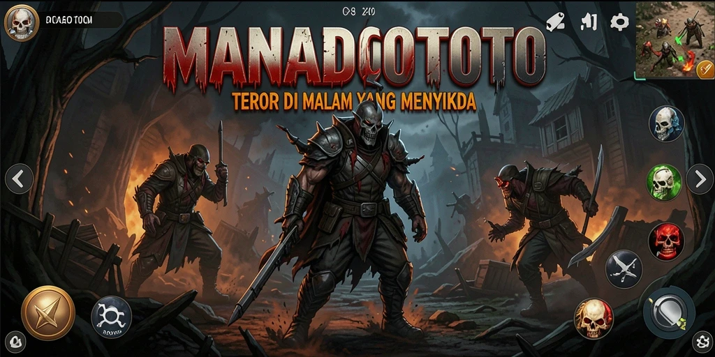 Screenshot gameplay MANADOTOTO yang mencekam dan menyeramkan.