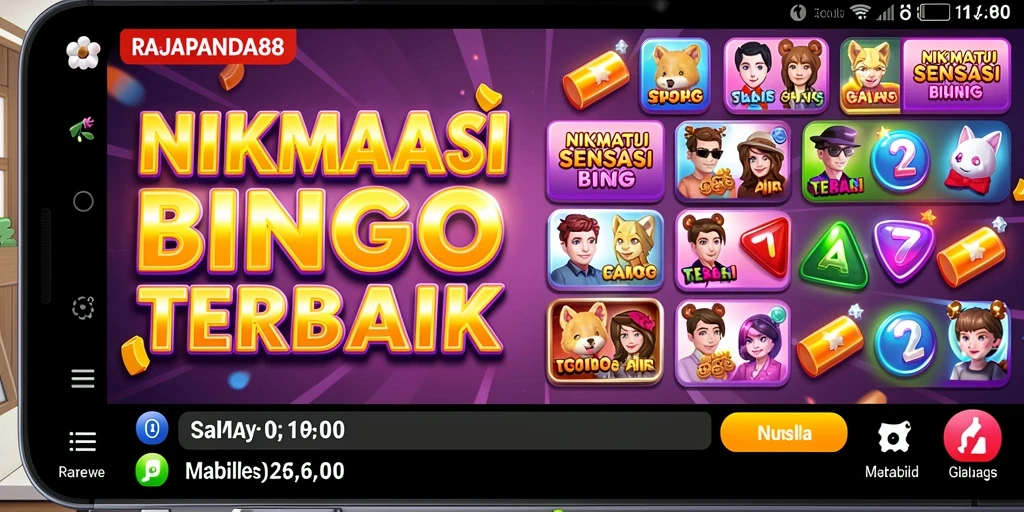 Tampilan menarik dari gameplay Bingo RAJAPANDA88 yang mengasyikkan.
