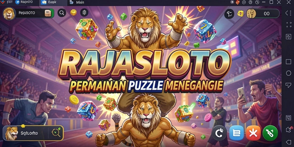 Tampilan gameplay RAJASLOTO yang seru dan menantang.