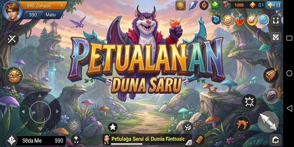 Tangkapan layar S80 menampilkan aksi seru dalam dunia petualangan.