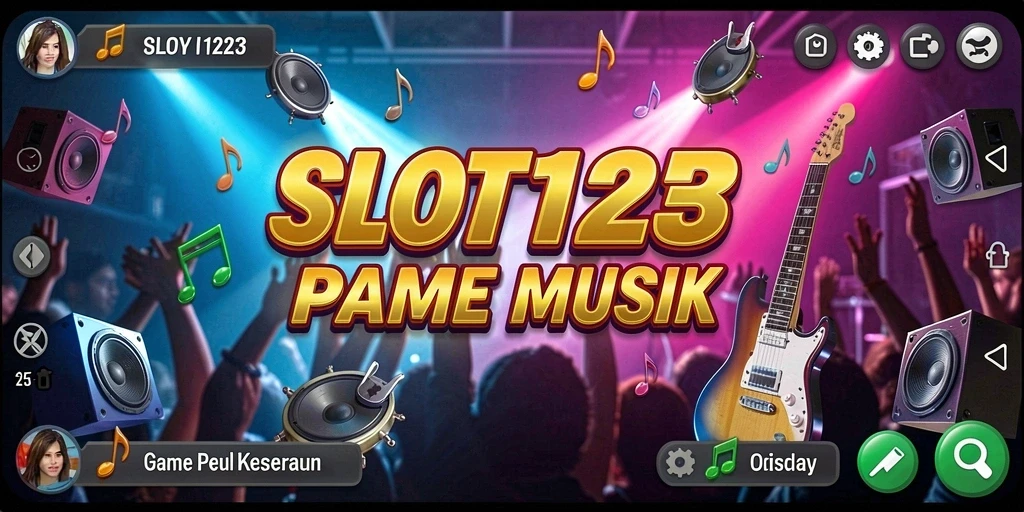 Tampilan gameplay yang menarik dan penuh dengan musik seru.