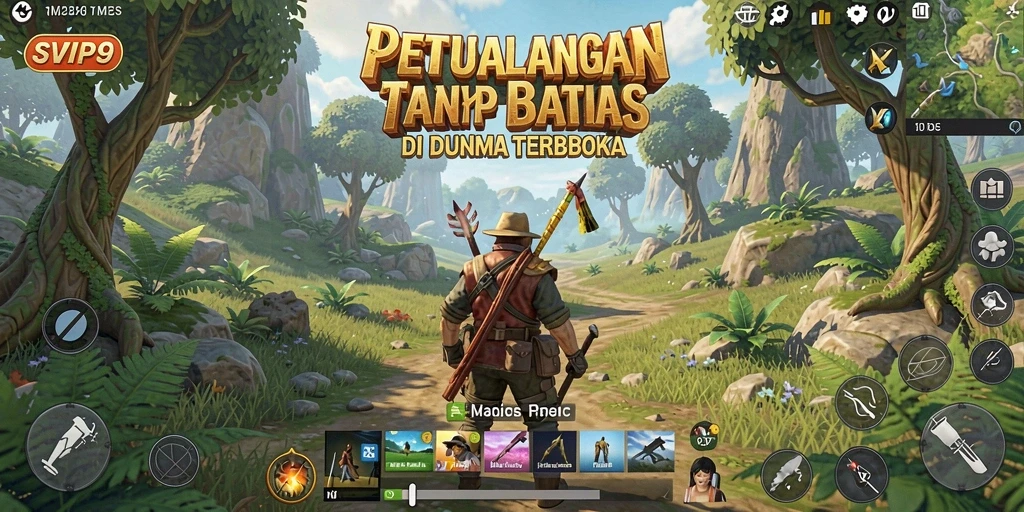 Tangkapan layar SVIP9 menampilkan pengalaman eksplorasi dunia terbuka yang mendalam.