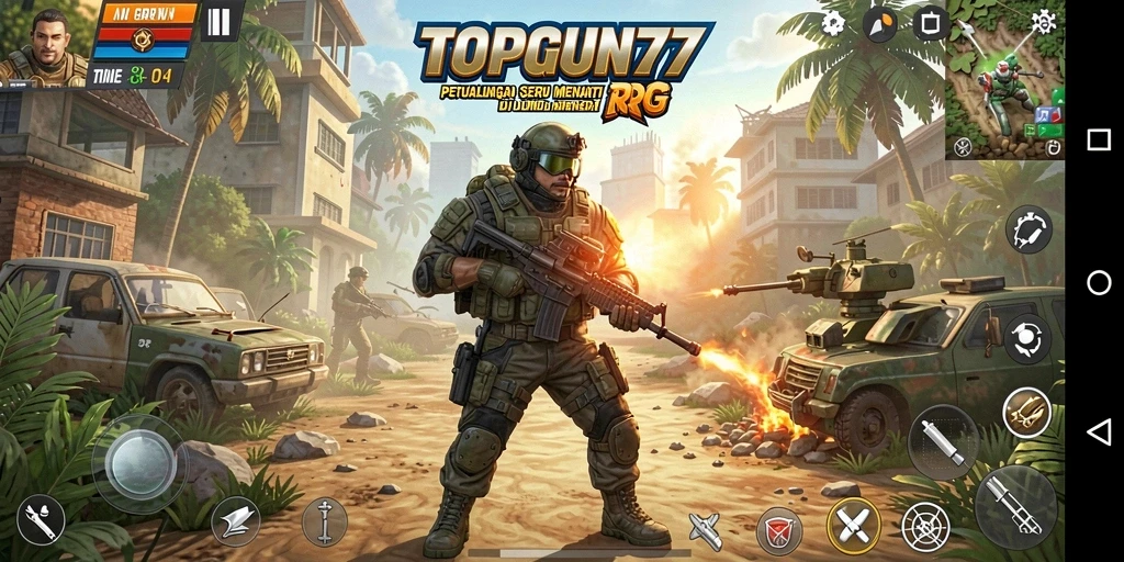 Gameplay seru dalam TOPGUN77 yang menguji strategi pemain.