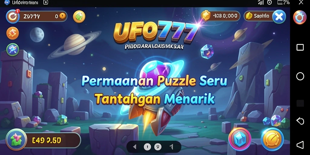 Tampilan gameplay menarik dari UFO777 dengan tantangan Puzzle.