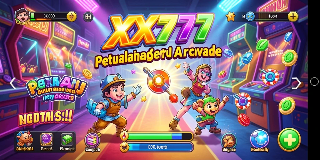 Screenshot gameplay XXX777 menampilkan aksi seru dalam permainan Arcade.